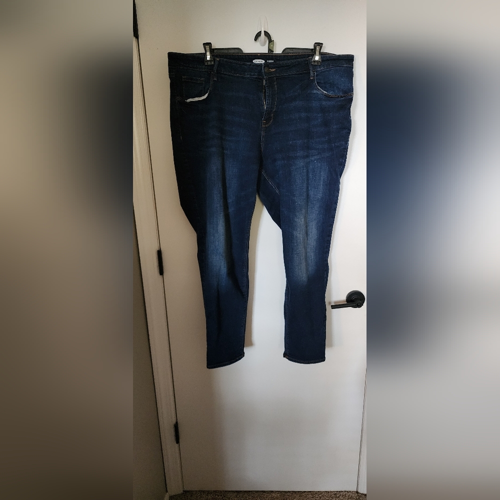 Old Navy Women's Dark Blue Skinny Jeans